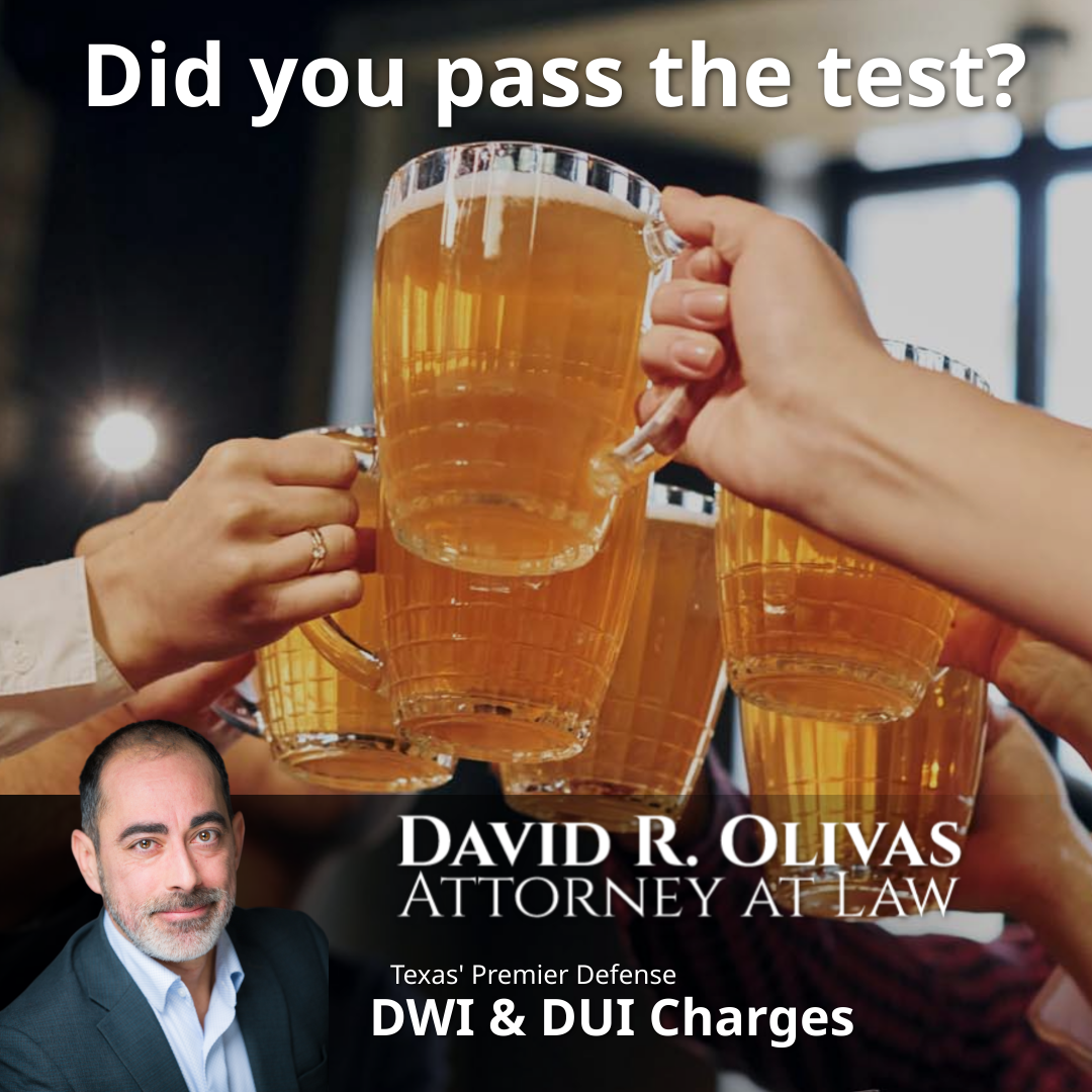 David R. Olivas: unparalleled expertise in DWI and DUI defense in DFW